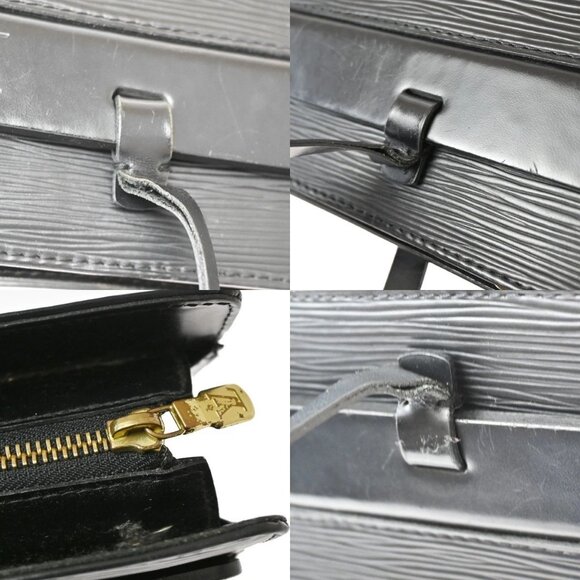 LOUIS VUITTON LV Croisette PM Shoulder Bag Epi Leather Black M52492 62EF576 - Picture 9 of 16